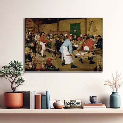 Pieter Bruegel The Elder Peasant Wedding 1566 – Reproduction