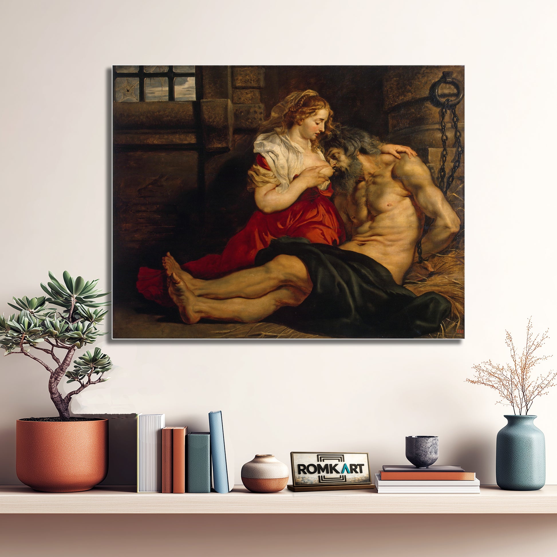 Peter Paul Rubens Roman Charity 1612 – Reproduction