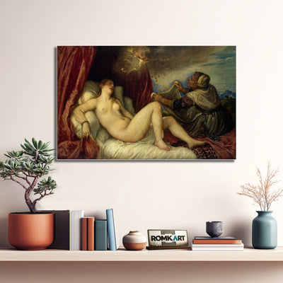 Titian Danae 1553 - 1554 – Reproduction