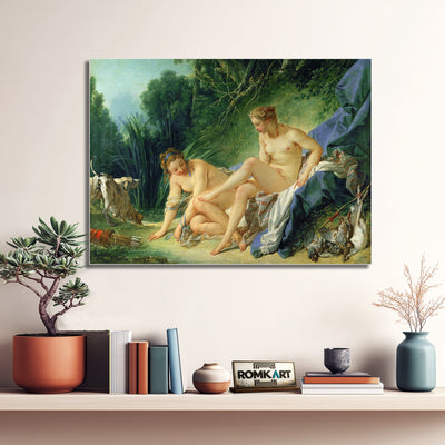Francois Boucher Diana Leaving Her Bath 1742 – Reproduction