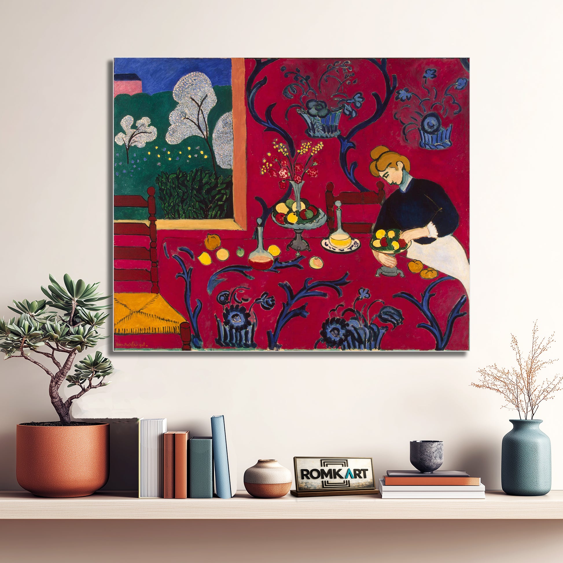 Henri Matisse The Dessert Harmony In Red 1908 – Reproduction