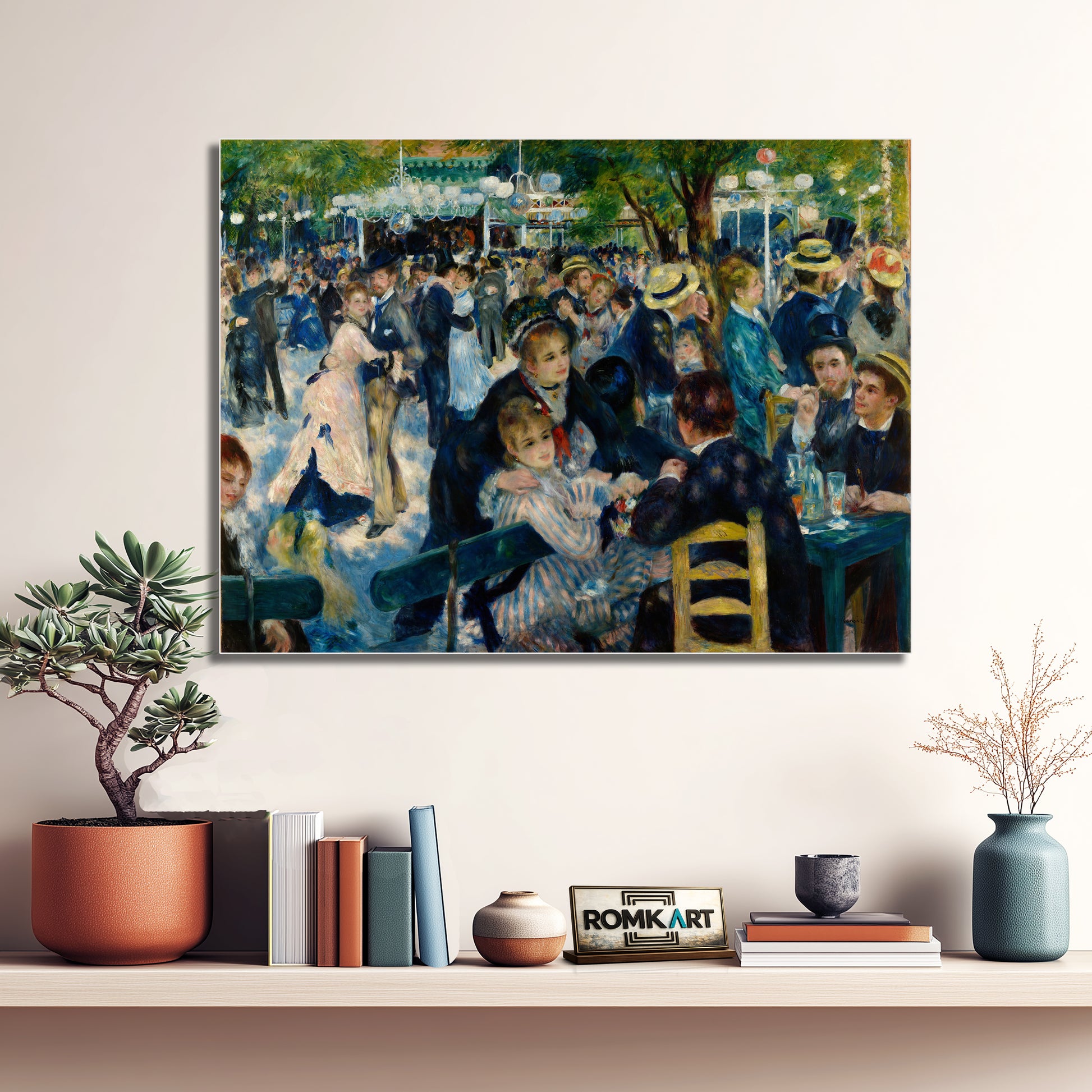 Pierre-auguste Renoir Dance At Le Moulin De La Galette 1876 – Reproduction