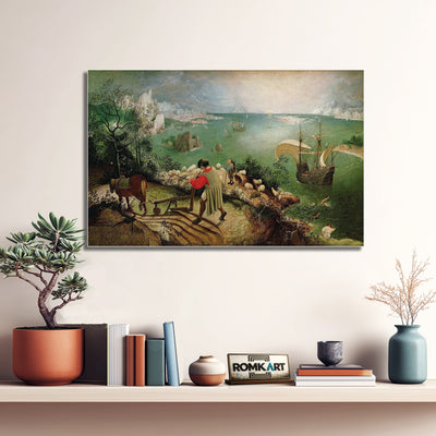 Pieter Bruegel The Elder Landscape With The Fall Of Icarus 1560 – Reproduction