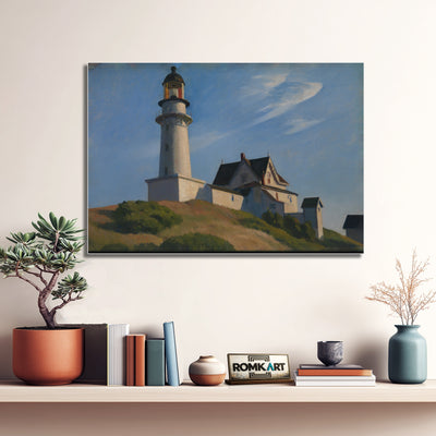 Edward Hopper Lighthouse At Two Lights 1929 – Reproduction