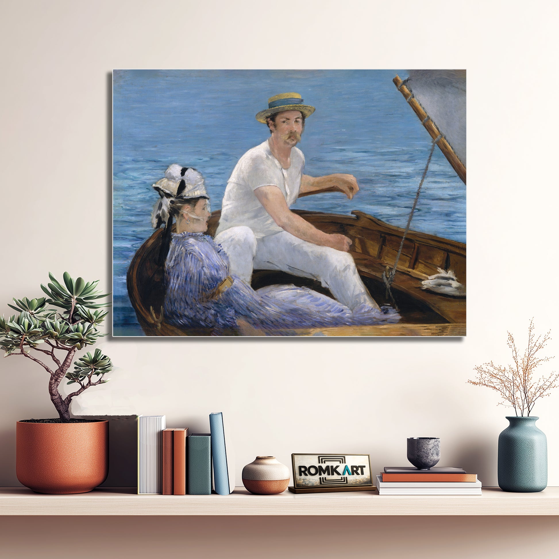 Edouard Manet Boating 1874 – Reproduction