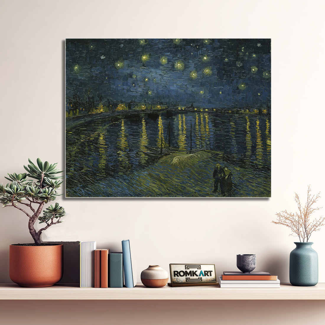 Vincent Van Gogh Starry Night Over The Rhone – Reproduction