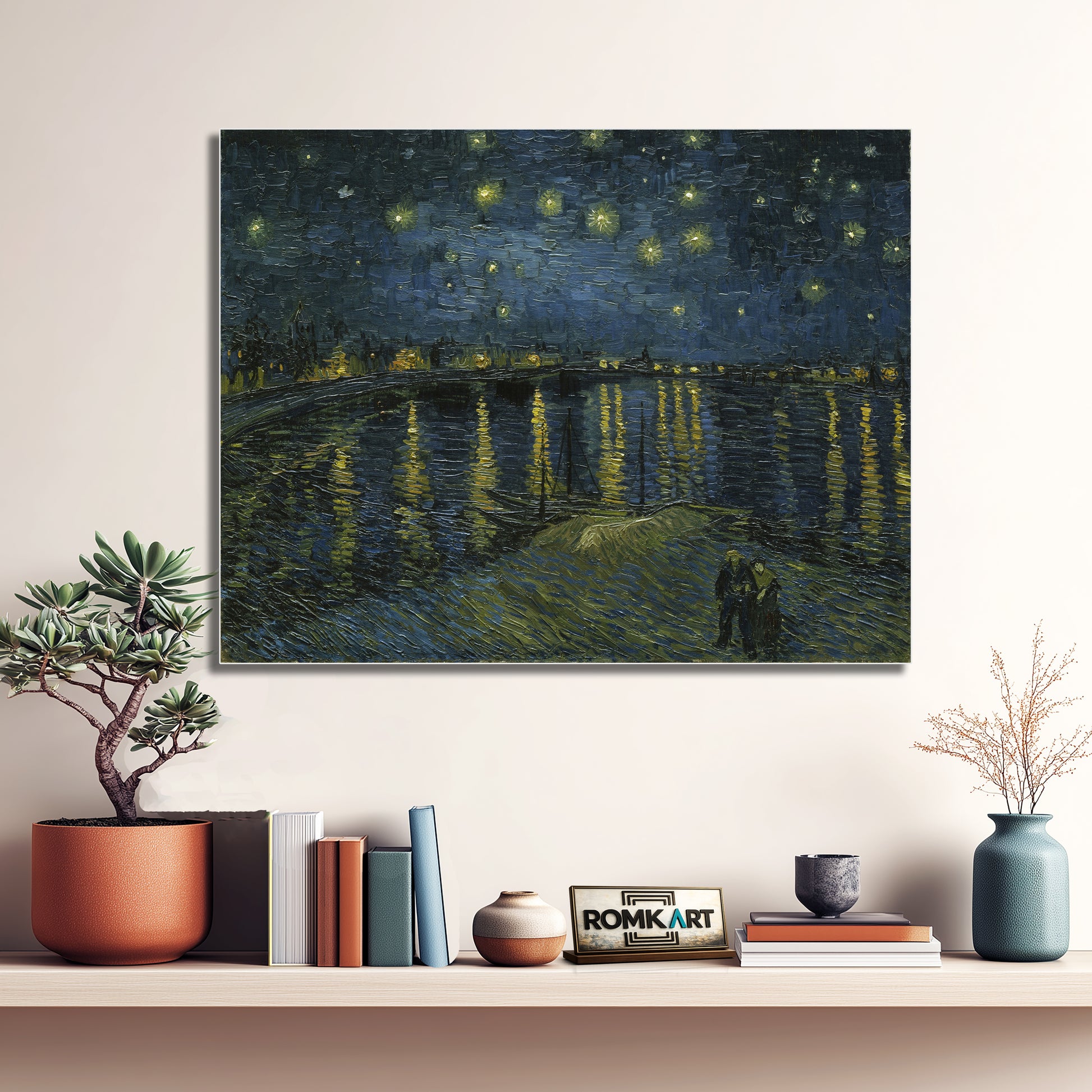 Vincent Van Gogh Starry Night Over The Rhone – Reproduction