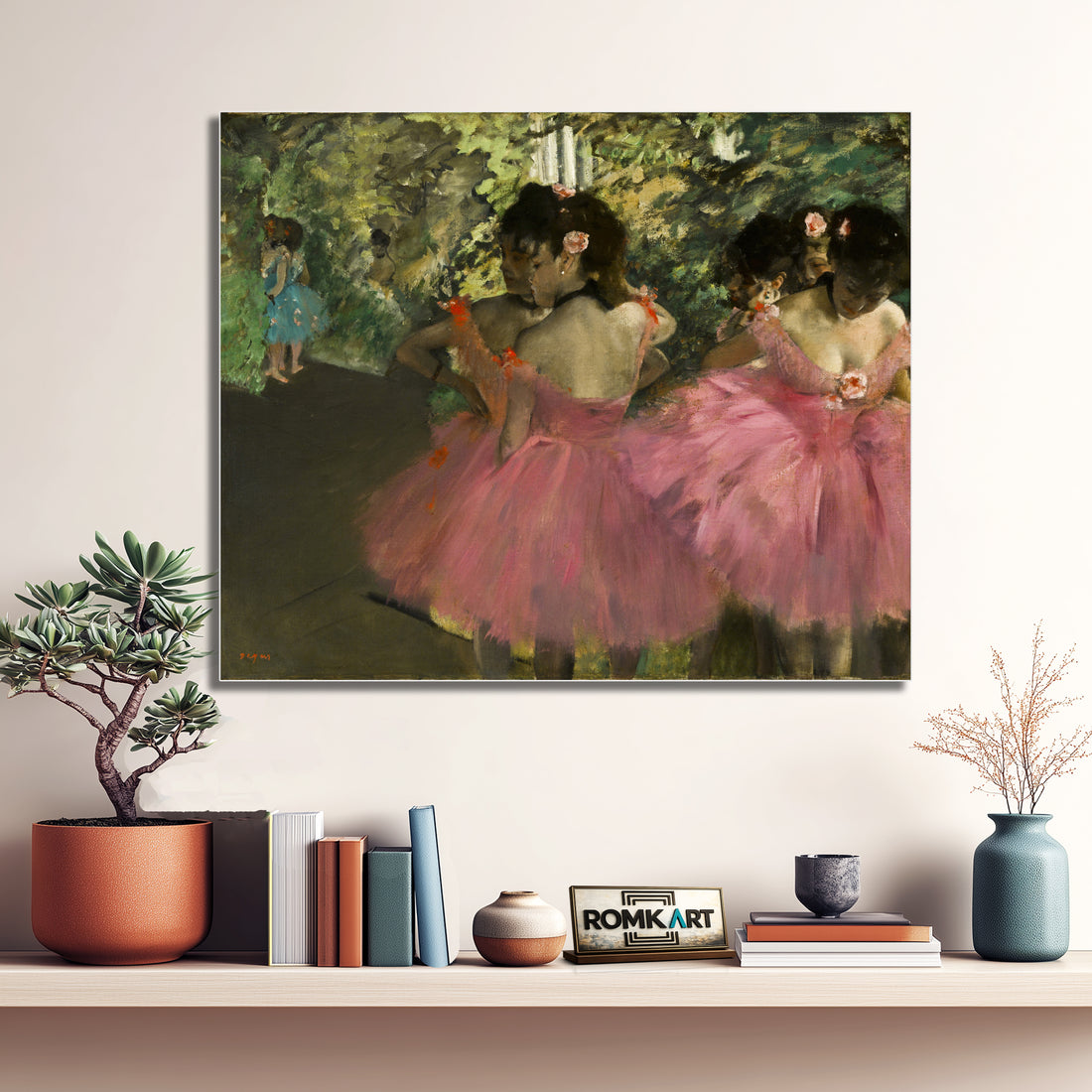 Edgar Degas Dancers In Pink C1876 – Reproduction