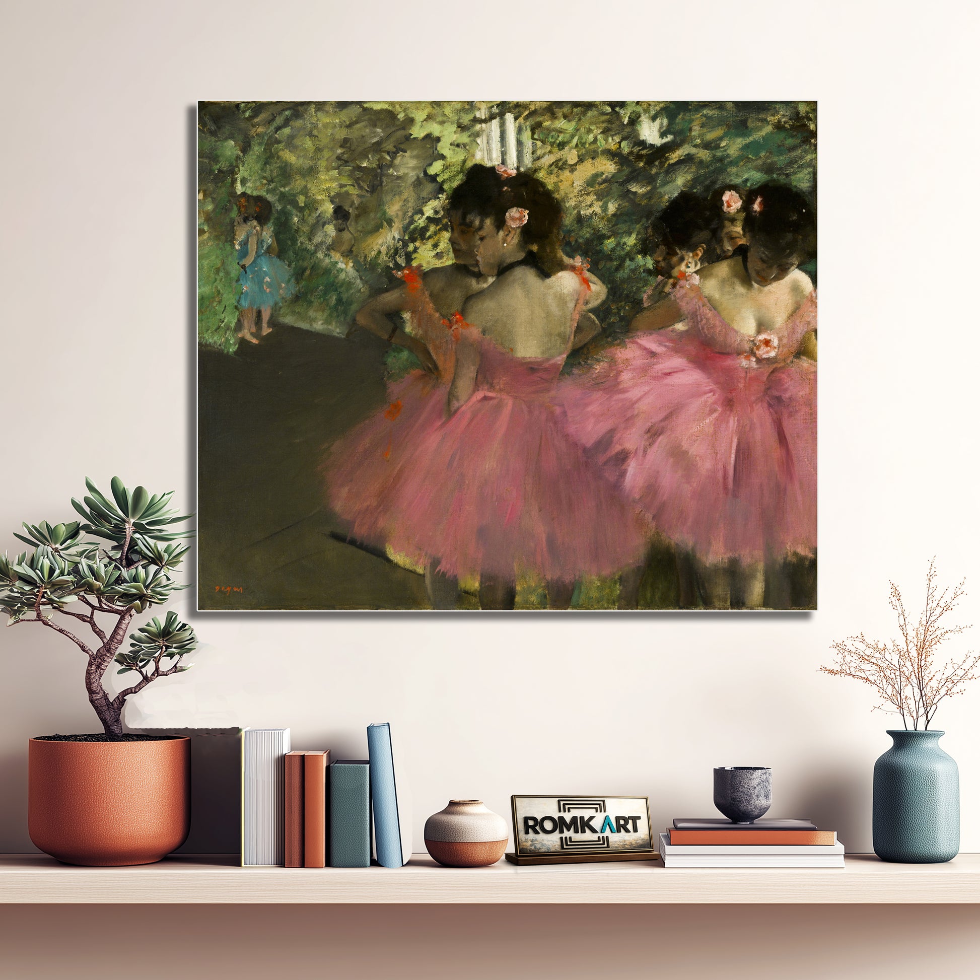 Edgar Degas Dancers In Pink C1876 – Reproduction