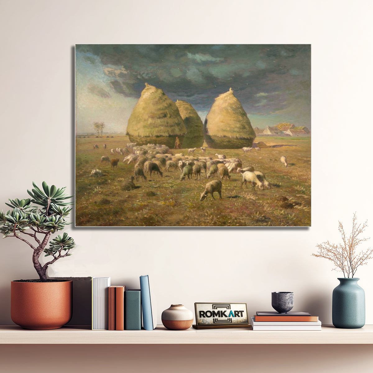 Jean-francois Millet Haystacks Autumn 1873 – Reproduction