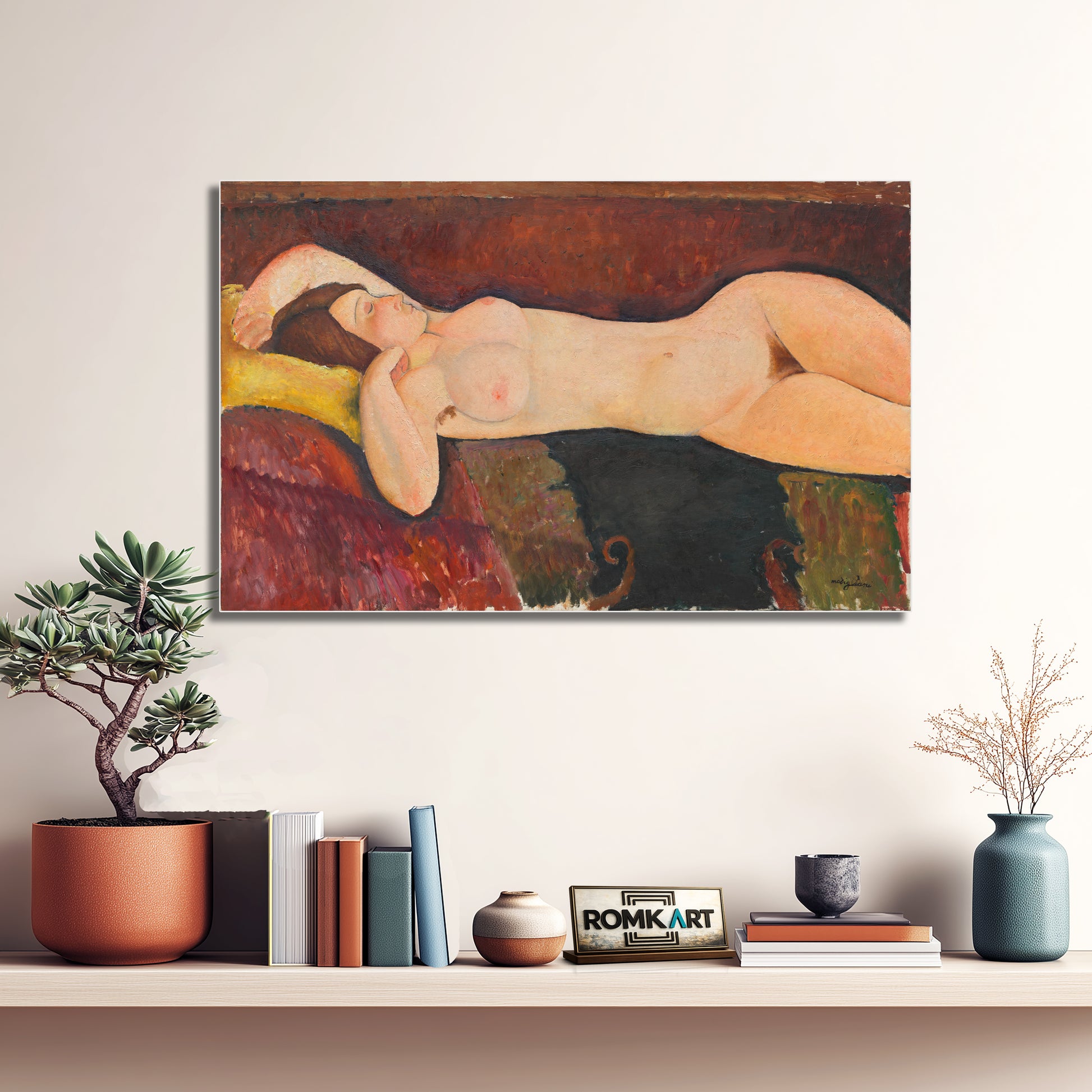 Amedeo Modigliani Reclining Nude 1919 – Reproduction