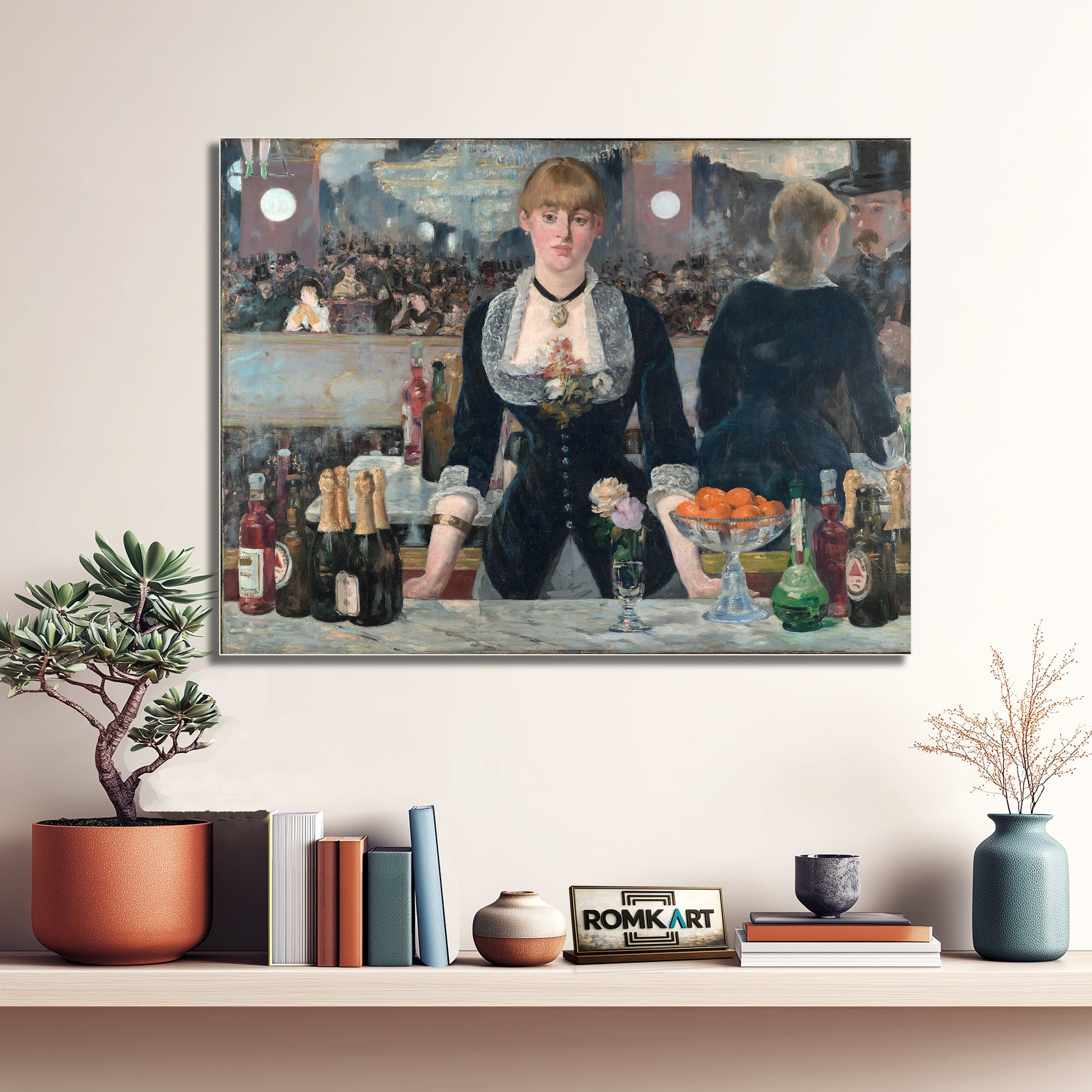 Edouard Manet A Bar At The Folies-bergere 1882 – Reproduction