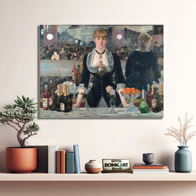 Edouard Manet A Bar At The Folies-bergere 1882 – Reproduction