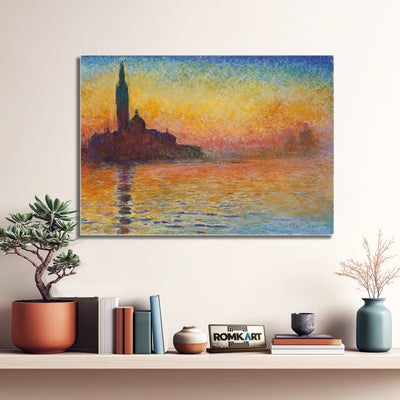 Claude Monet San Giorgio Maggiore At Dusk 1908 – Reproduction