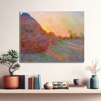 Claude Monet Meules Haystacks 1890-1891 – Reproduction