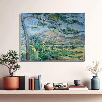 Paul Cezanne Mont Sainte-victoire With Large Pine 1887 – Reproduction