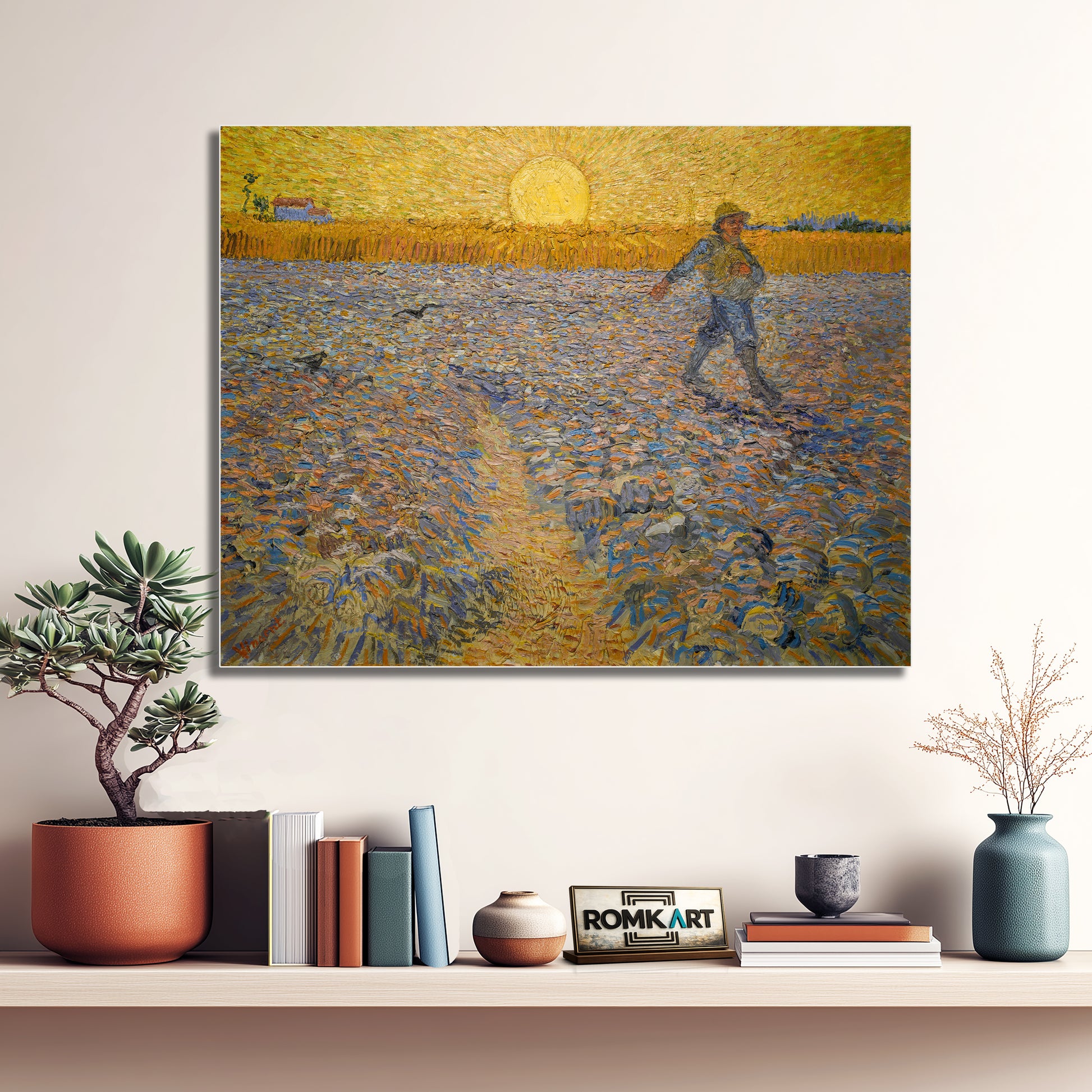 Vincent Van Gogh Sower At Sunset – Reproduction