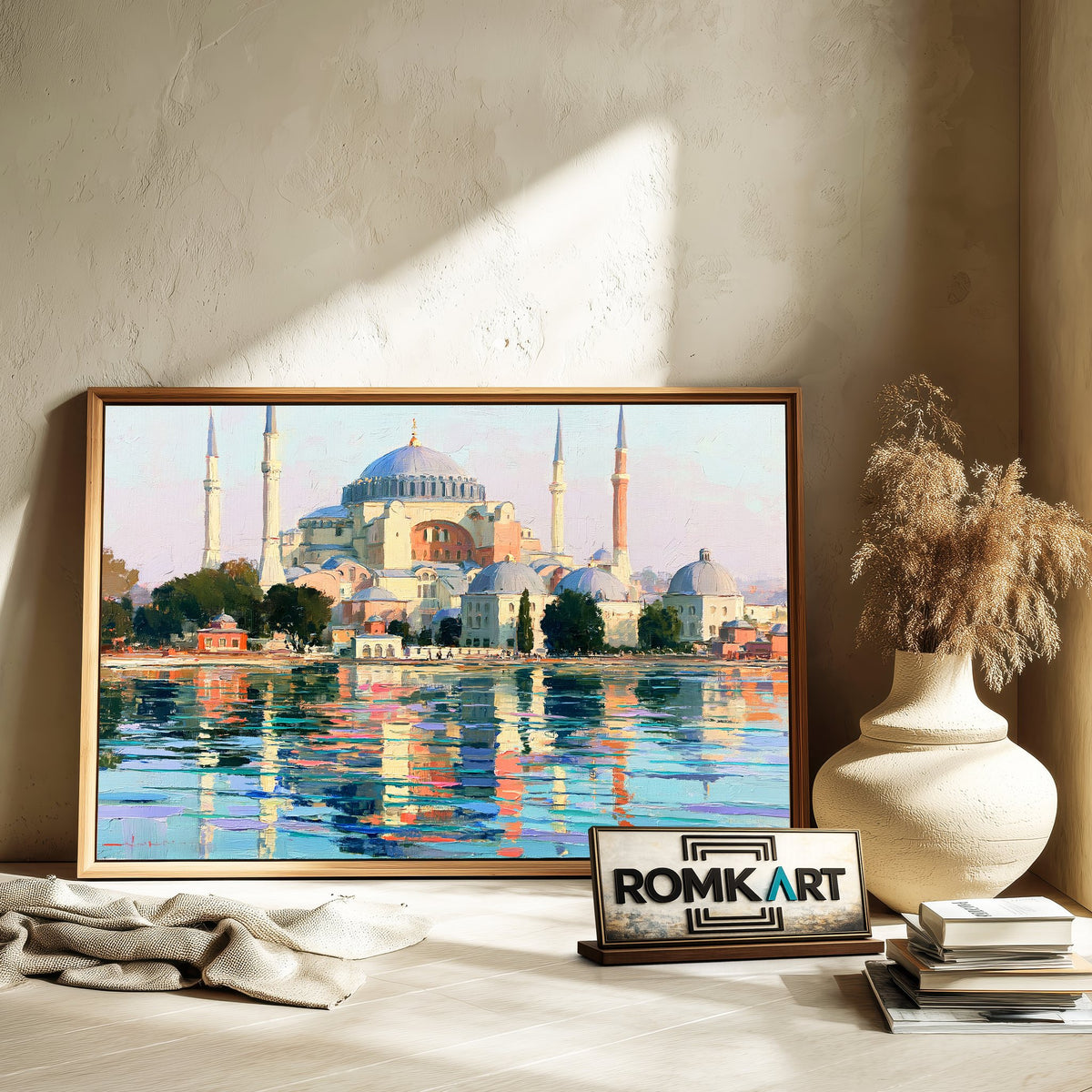 Hagia Sophia Architectural Oil Painting