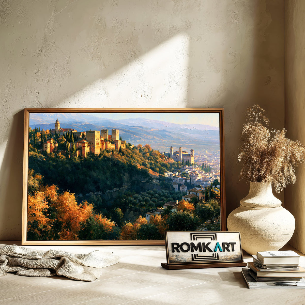 Alhambra Architectural Oil Painting