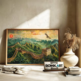 Great Wall Architectural Oil Painting
