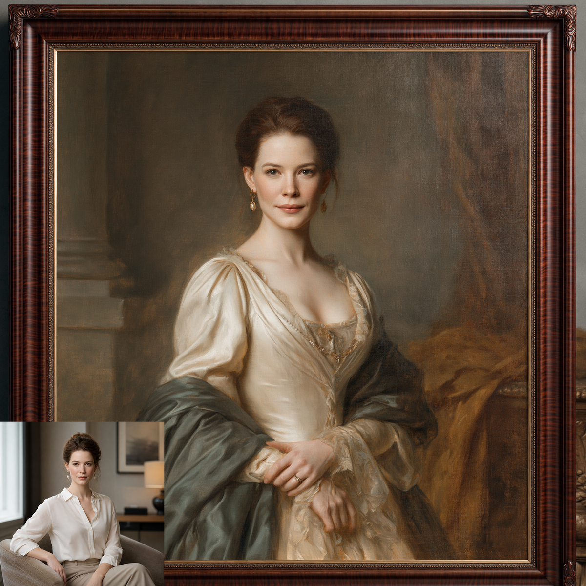 Custom Portrait Oil Painting | Academic Classicism Style
