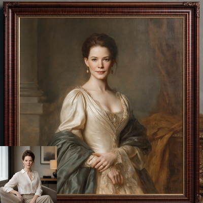 Custom Portrait Oil Painting | Academic Classicism Style