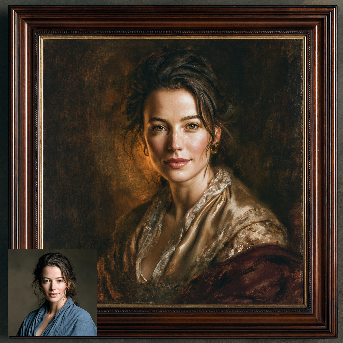 Custom Portrait Oil Painting | Baroque Old Master Style