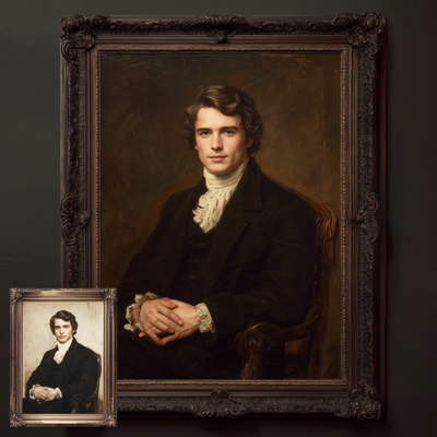 Custom Portrait Oil Painting | Classical Academic Style