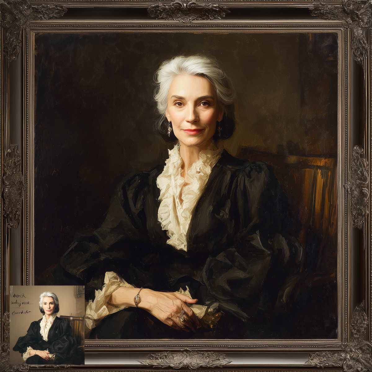 Custom Portrait Oil Painting | Classical Academic Style