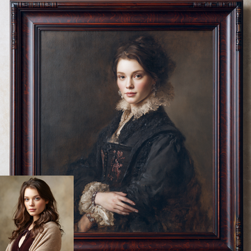 Custom Portrait Oil Painting | Diego Vel�zquez Spanish Baroque Style
