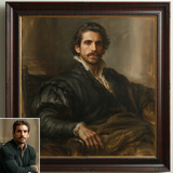 Custom Hand-Painted Portrait Oil Painting | High Renaissance Style Art