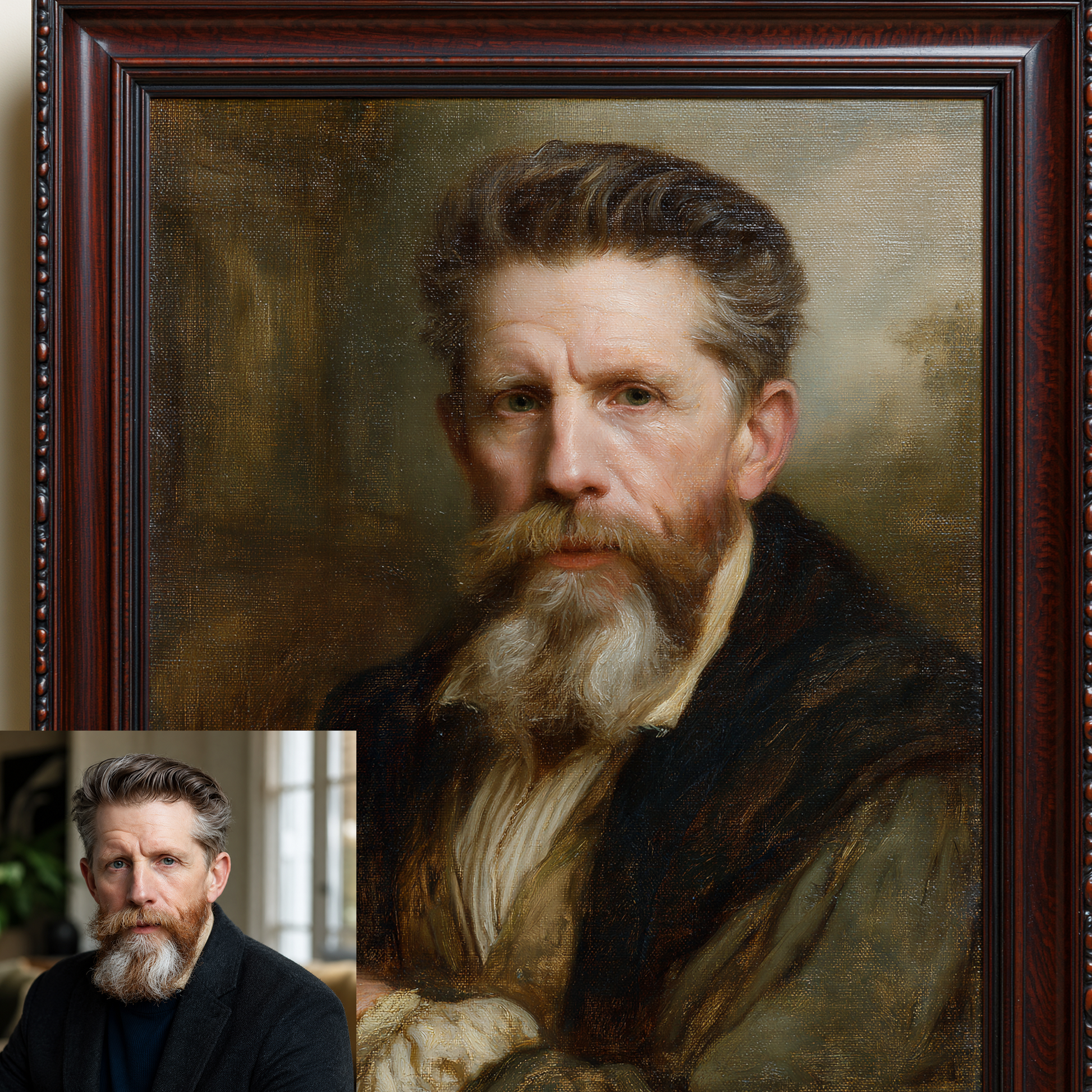 Custom Portrait Oil Painting | Leonardo Da Vinci High Renaissance Style