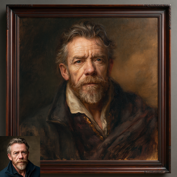 Custom Portrait Oil Painting | Rembrandt Baroque Style