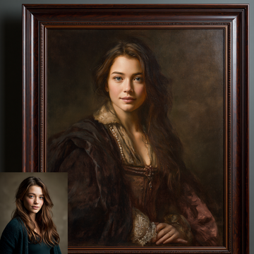 Custom Portrait Oil Painting | Rembrandt Baroque Style
