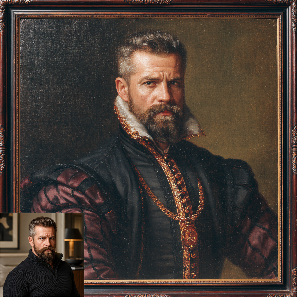 Custom Portrait Oil Painting | The Royal Renaissance   Agnolo Bronzino Style