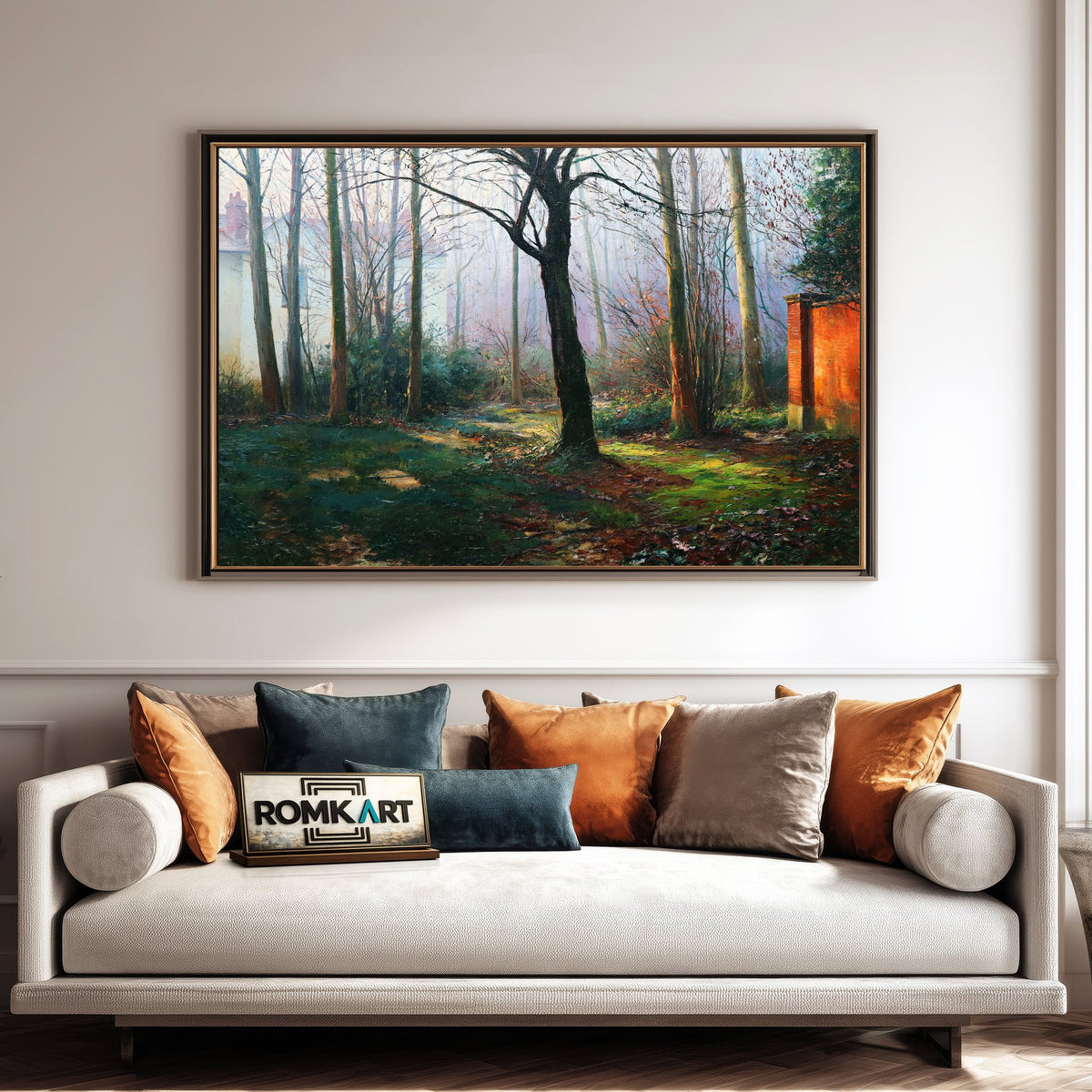 Abandoned Garden Oil Painting - image 4