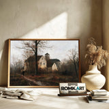 Abandoned Parsonage In Late Autumn Oil Painting - image 6