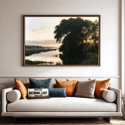 Aberjona River Oil Painting - image 4