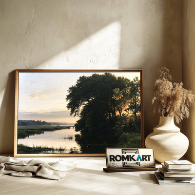Aberjona River Oil Painting - image 6
