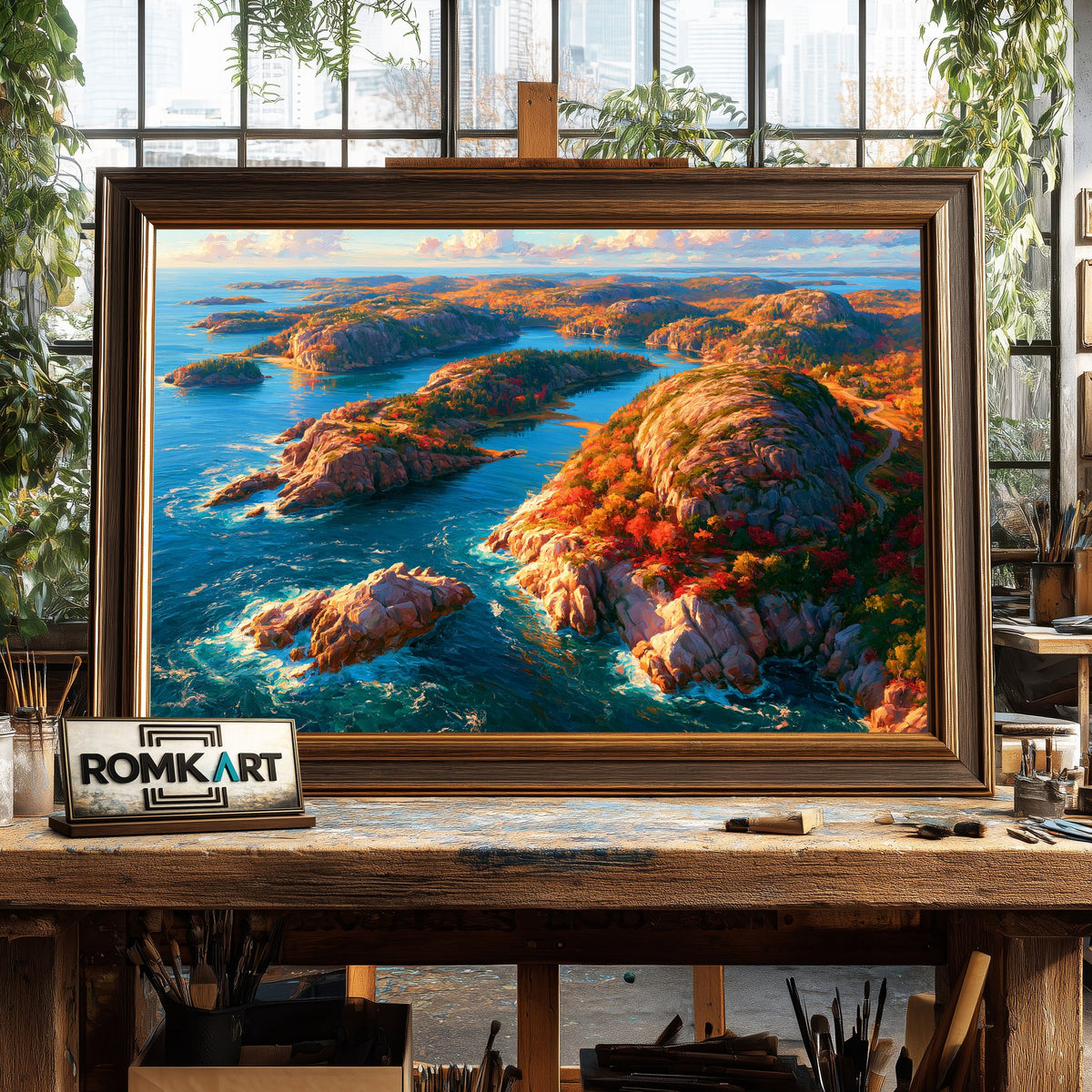 Acadia National Park Landscape Oil Painting - image 2