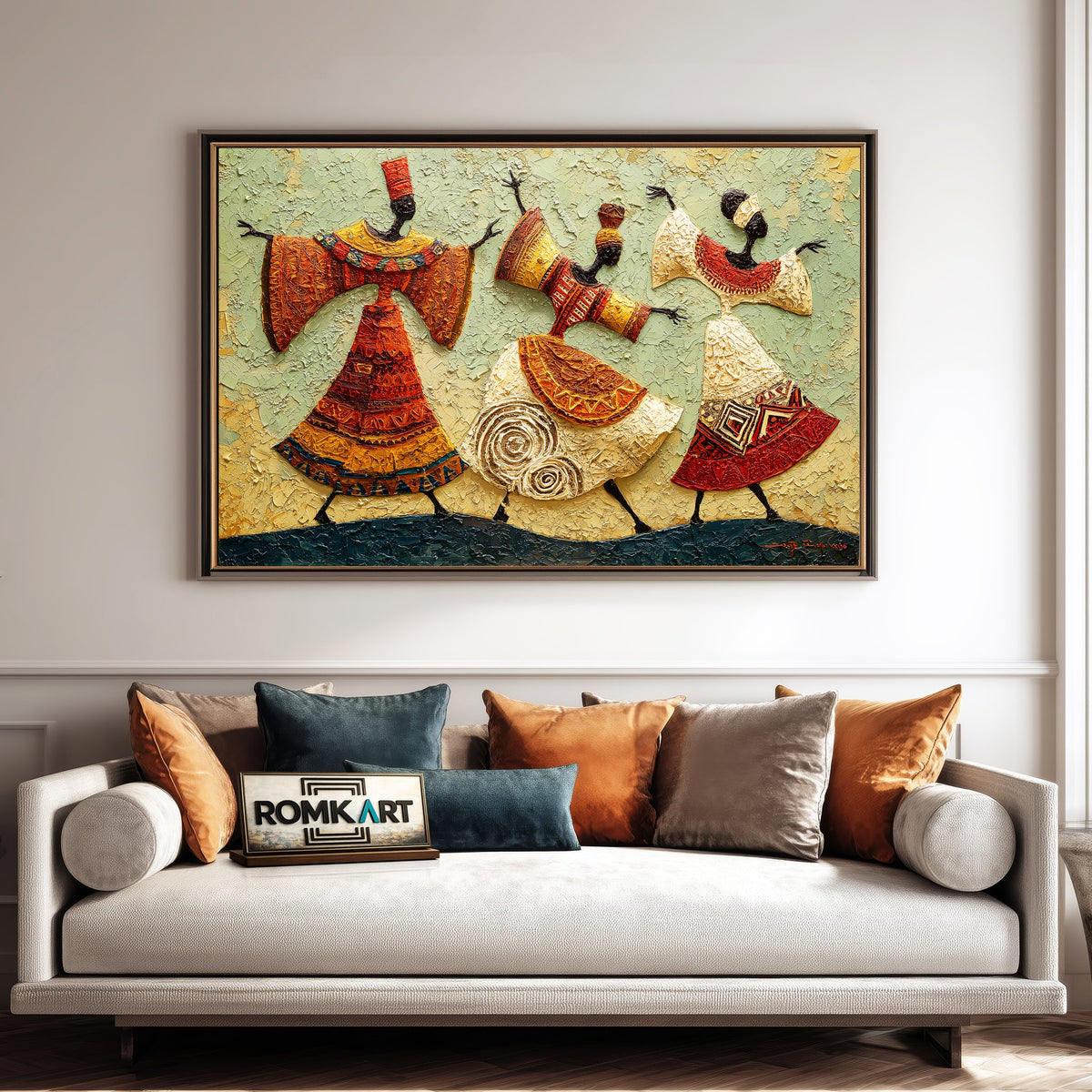 African Art Oil Painting - image 4