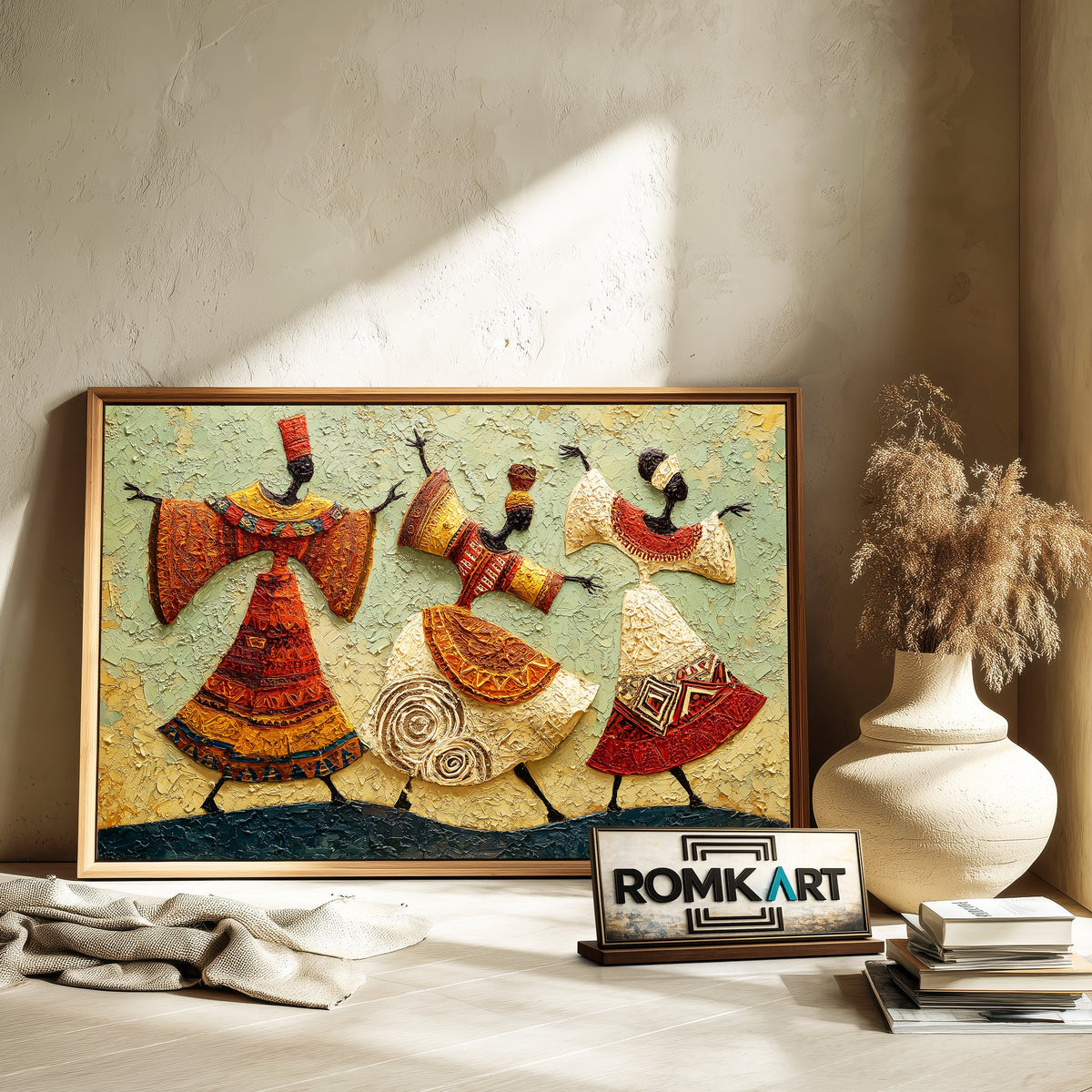African Art Oil Painting - image 6