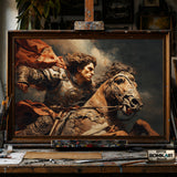 Alexander the Great 2 hand-painted oil painting on canvas