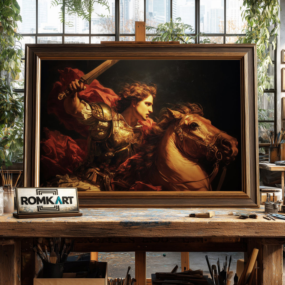 Alexander the Great Baroque Style Historical Oil Painting - image 2