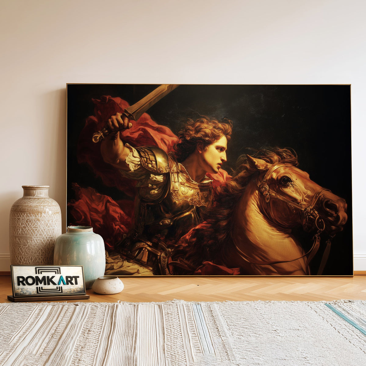 Alexander the Great Baroque Style Historical Oil Painting - image 3