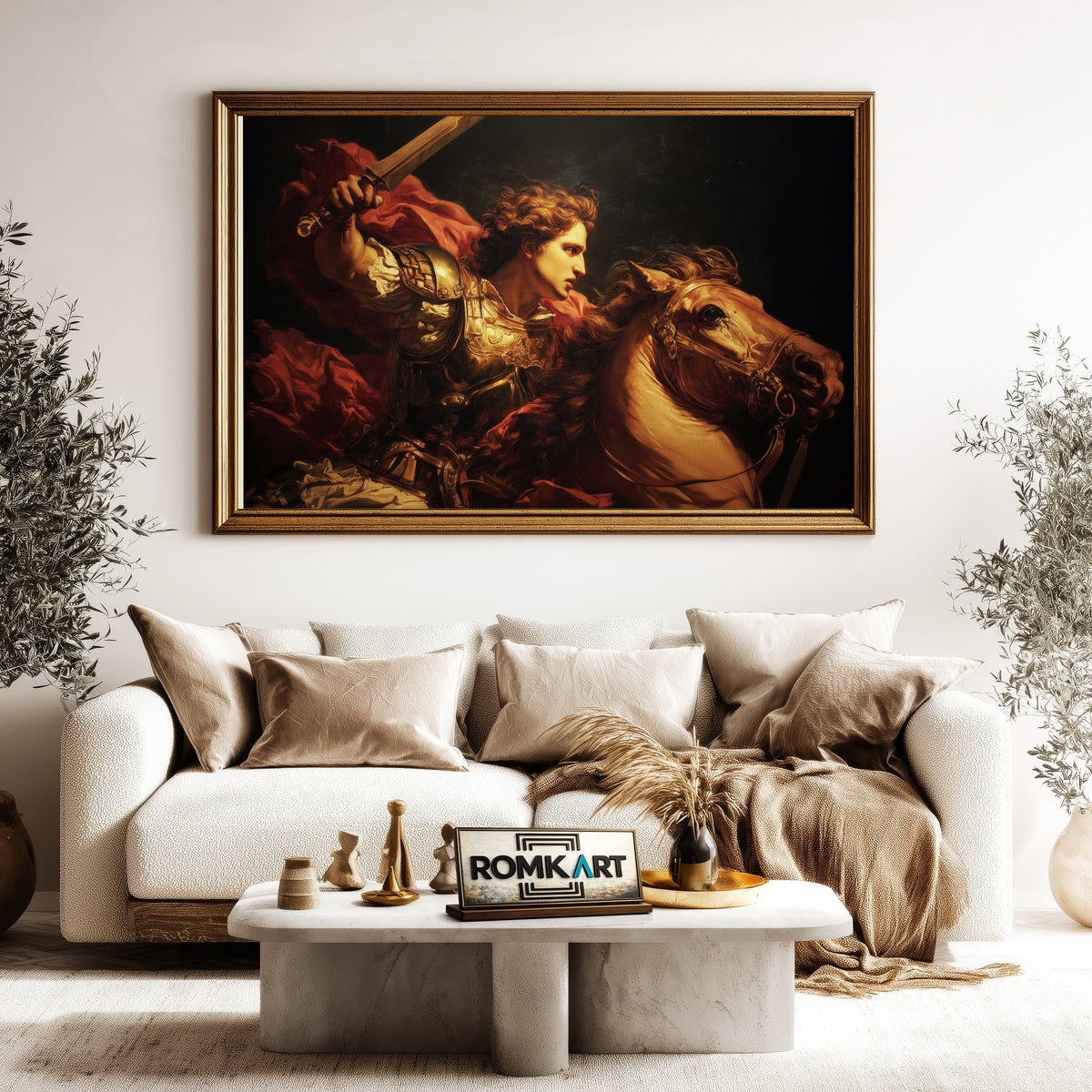 Alexander the Great Baroque Style Historical Oil Painting - image 5