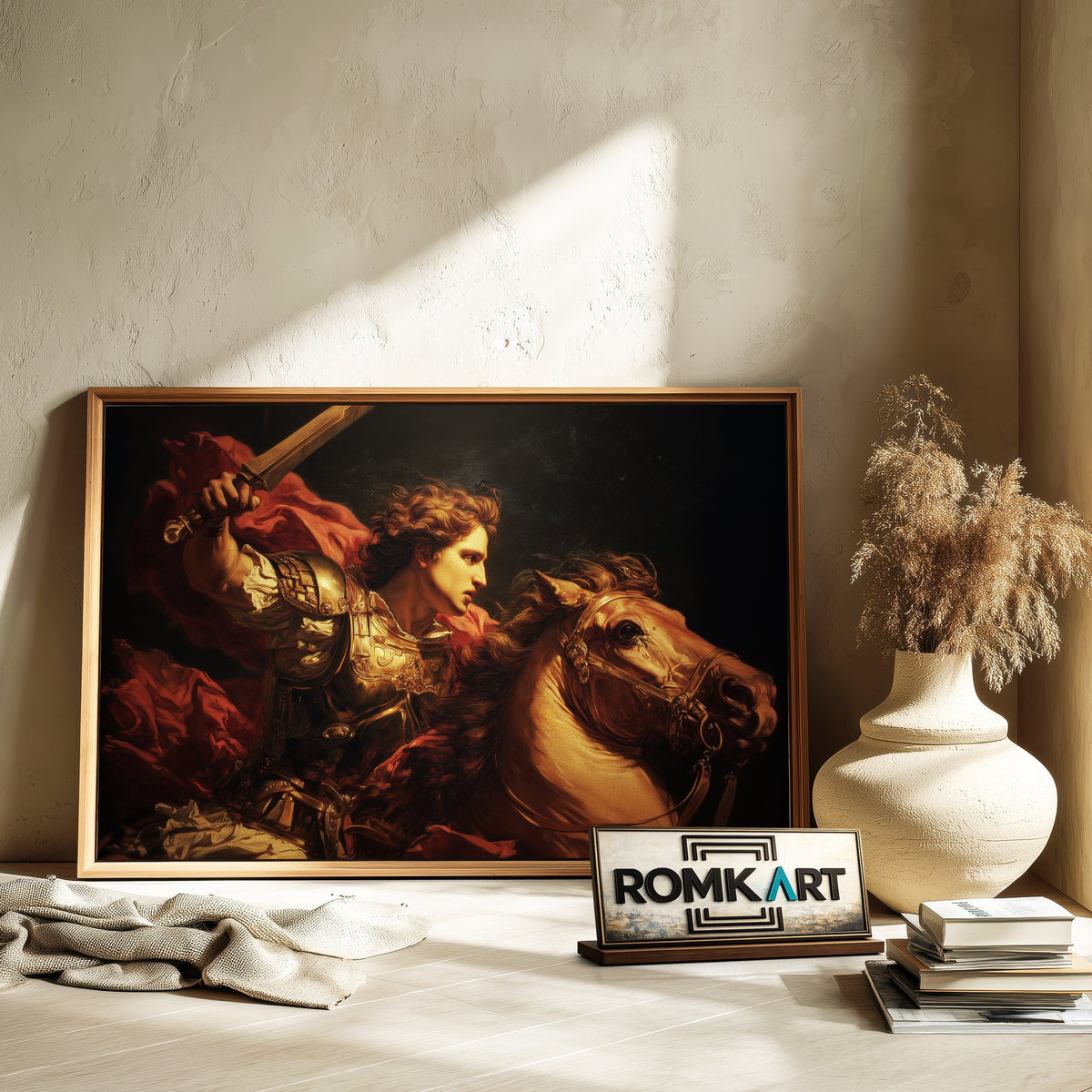 Alexander the Great Baroque Style Historical Oil Painting - image 6