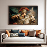 Alexander the Great in Battle Historical Oil Painting - image 4