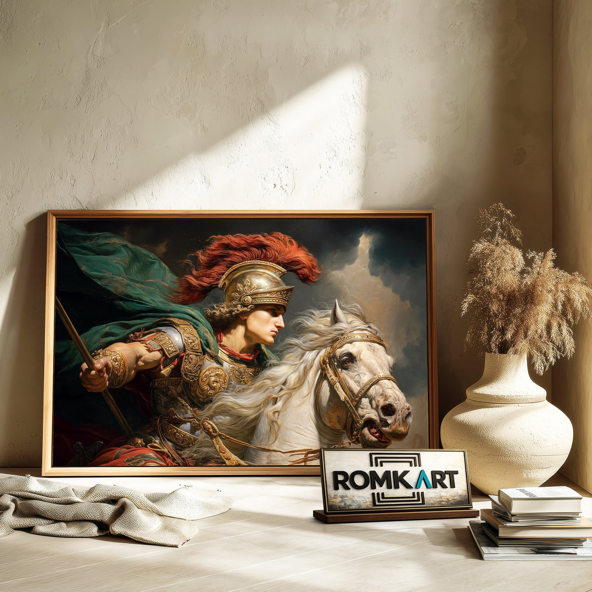 Alexander the Great in Battle Historical Oil Painting - image 6