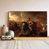 Alexander the Great in the Battlefield Historical Oil Painting - image 3